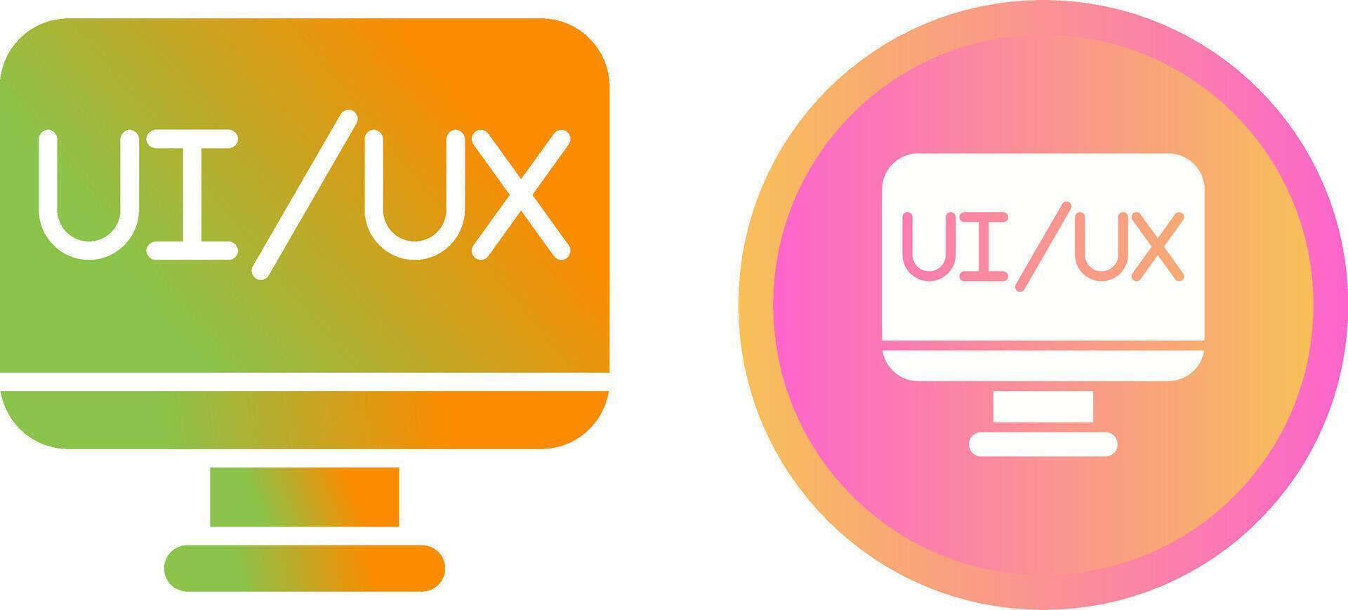 UX ui vettore icona