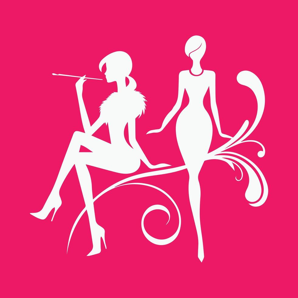 cosmetici logo per moda logo per attività commerciale vettore