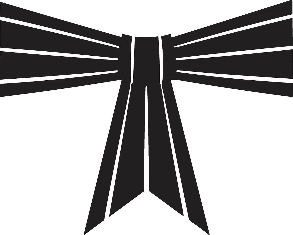 Vintage ▾ nastro logo nel moderno minimo stile vettore
