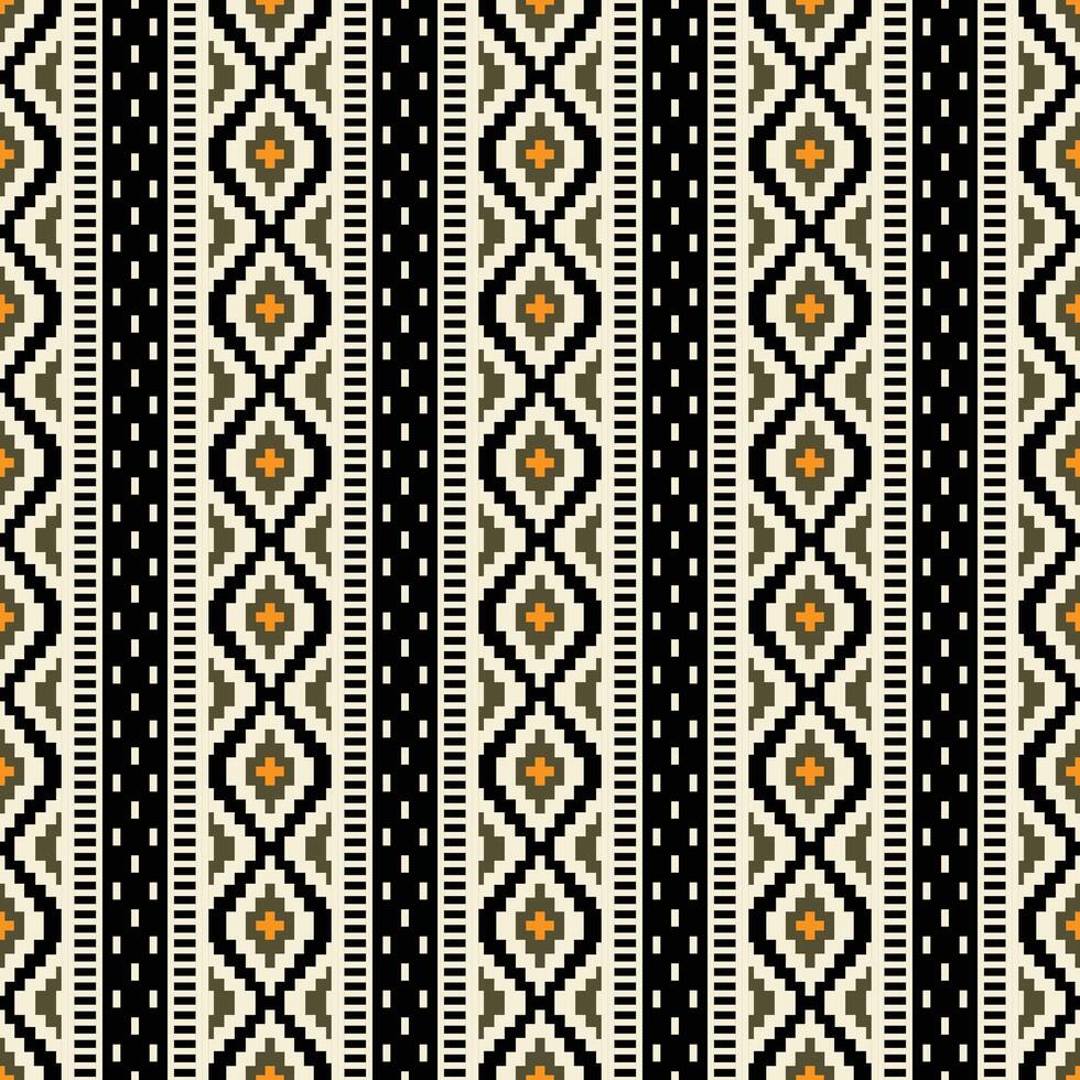 geometrico tribale ornamento senza soluzione di continuità modello. etnico azteco navajo nativo americano stile. etnico orientale vettore illustrazione. design tessile, tessuto, vestiario, tappeto, ikat, batik, sfondo, avvolgere.