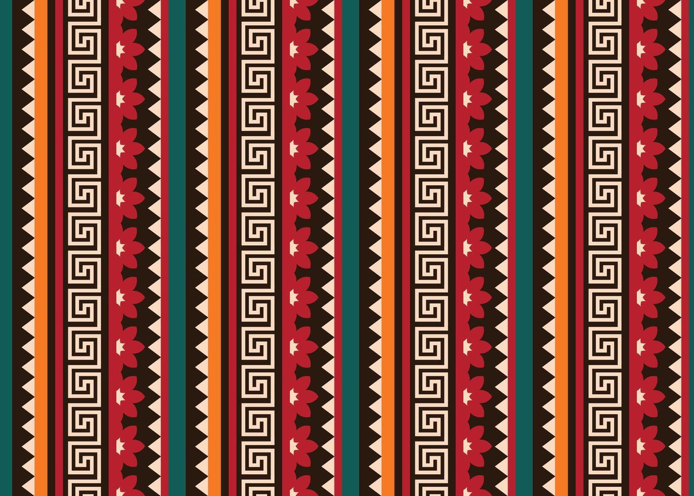 azteco tribale geometrico etnico senza soluzione di continuità modello. Vintage ▾ nativo americano africano messicano. etnico orientale vettore sfondo. tradizionale ornamento. design tessile, tessuto, vestiario, tenda, avvolgere.