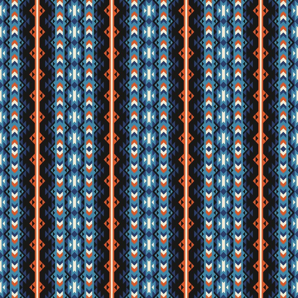 geometrico etnico orientale senza soluzione di continuità modello. tribale azteco navajo nativo americano stile. etnico ornamento vettore illustrazione. design tessile, tessuto, vestiario, tappeto, ikat, batik, sfondo, avvolgere.