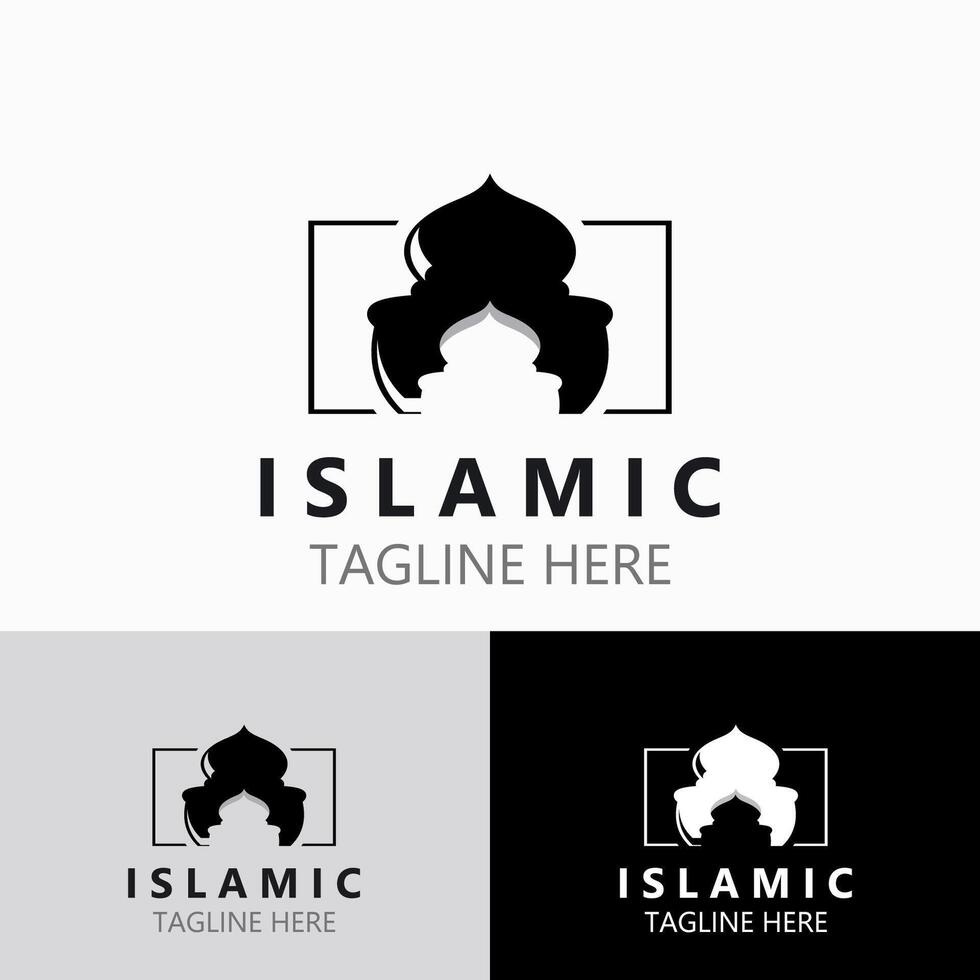 islamico moschea logo disegno, modello islamico, islamico giorno Ramadan vettore creativo idea