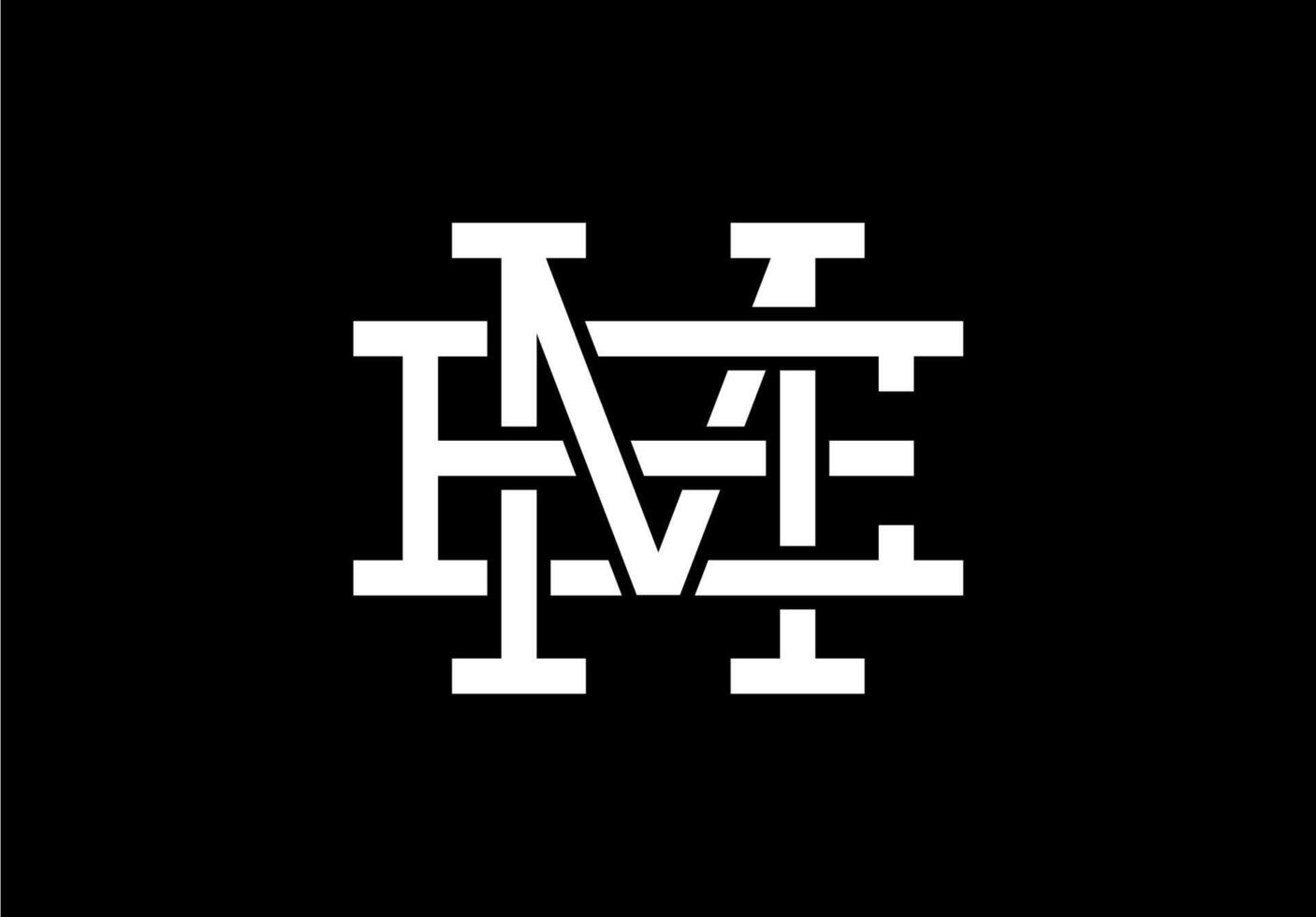 monogramma em o me lettera logo design vettore