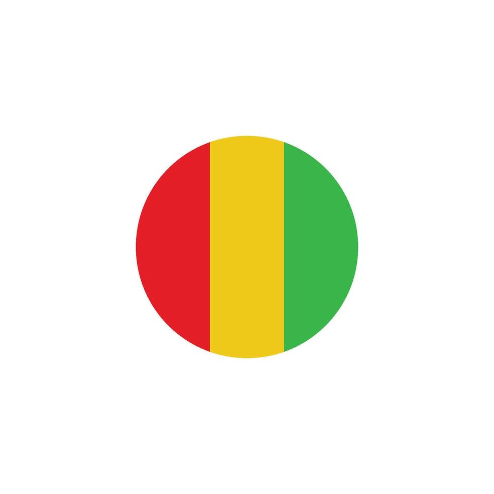 Guinea bandiera icona vettore