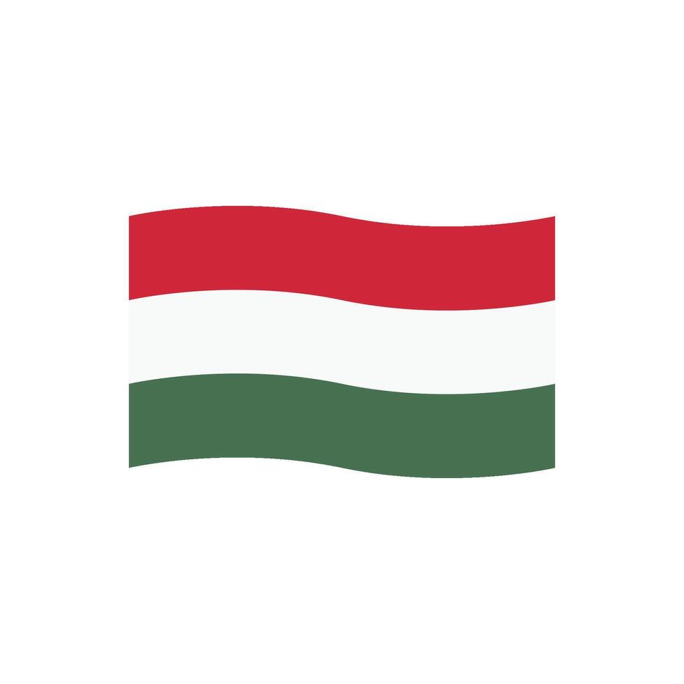 Ungheria bandiera icona vettore