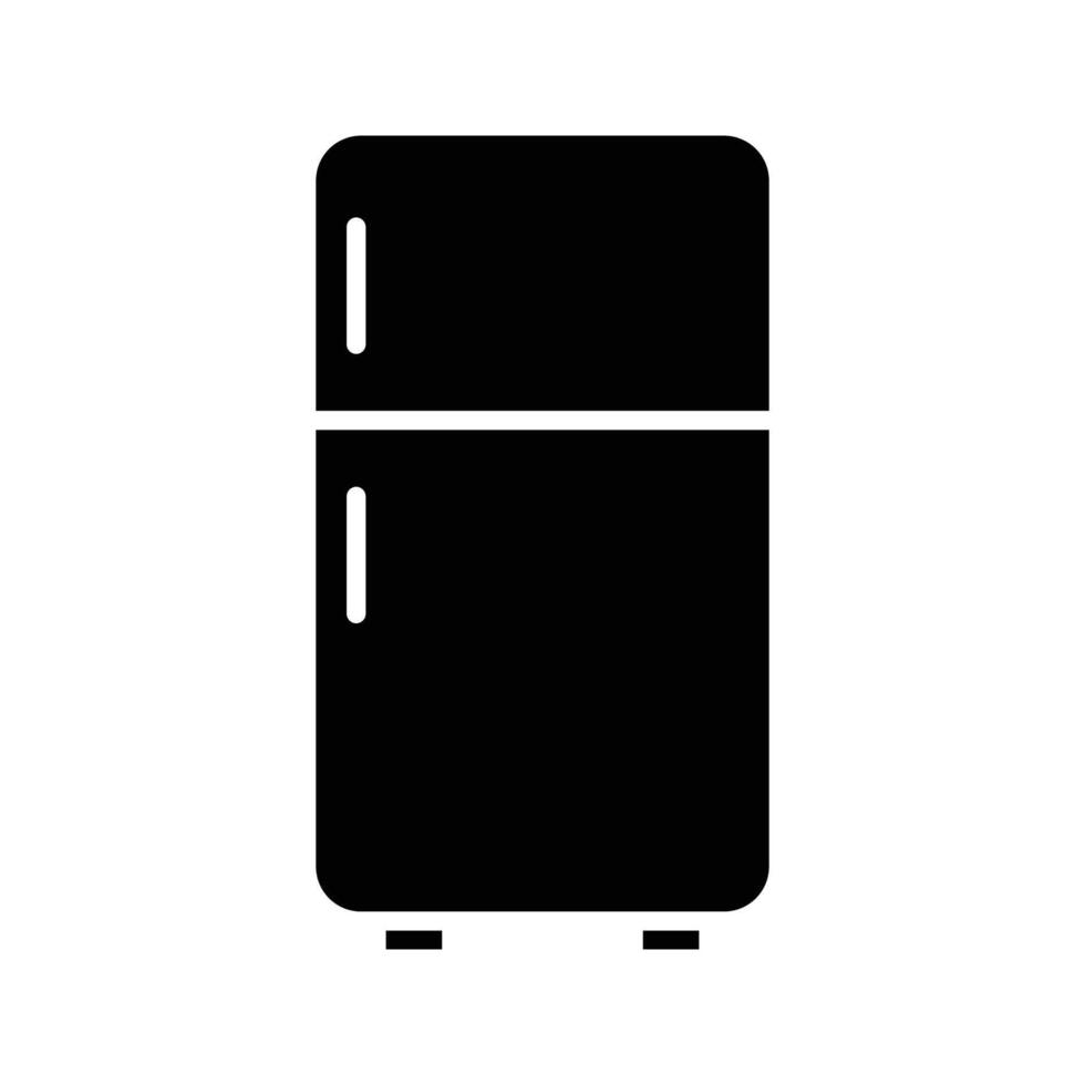 frigorifero icona vettore design modello nel bianca sfondo