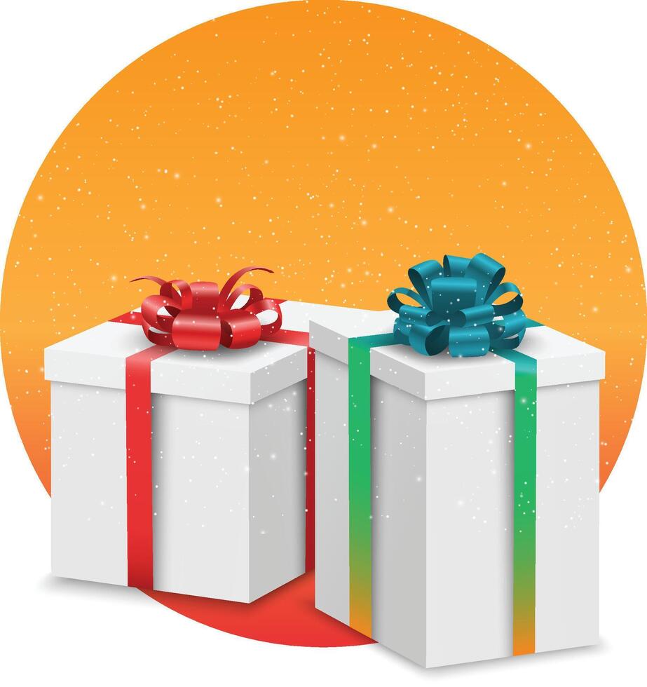 vettore regalo scatola, celebrazioni con regalo scatola sfondo, nastro vettore design elementi regalo scatola, celebrazioni con regalo scatola sfondo