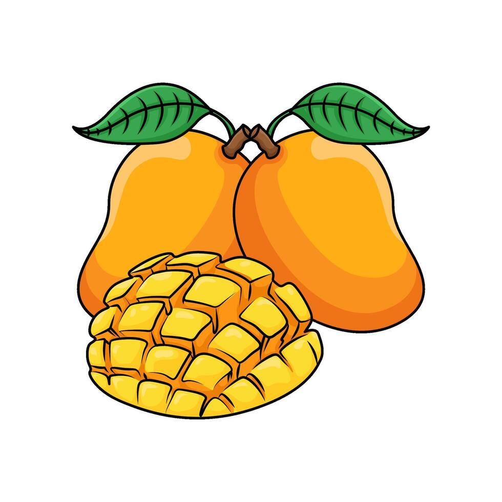 illustrazione di Mango vettore