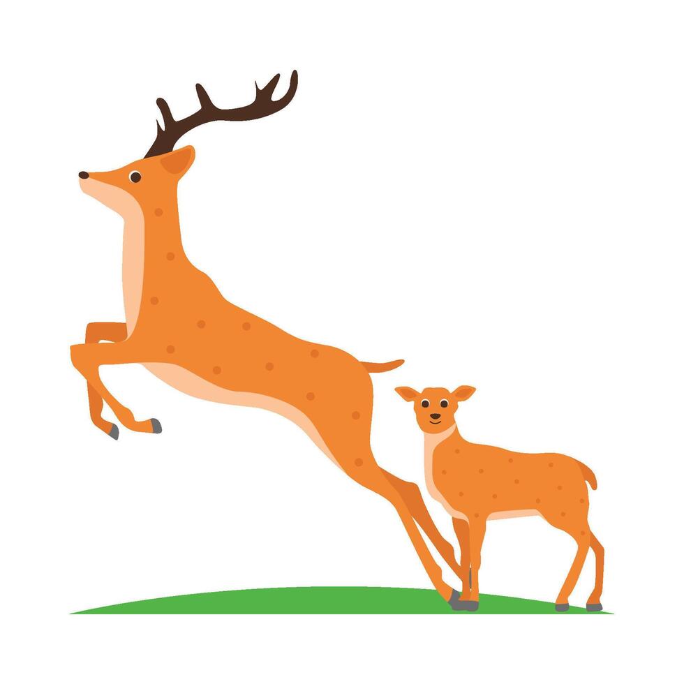 illustrazione di cervo vettore
