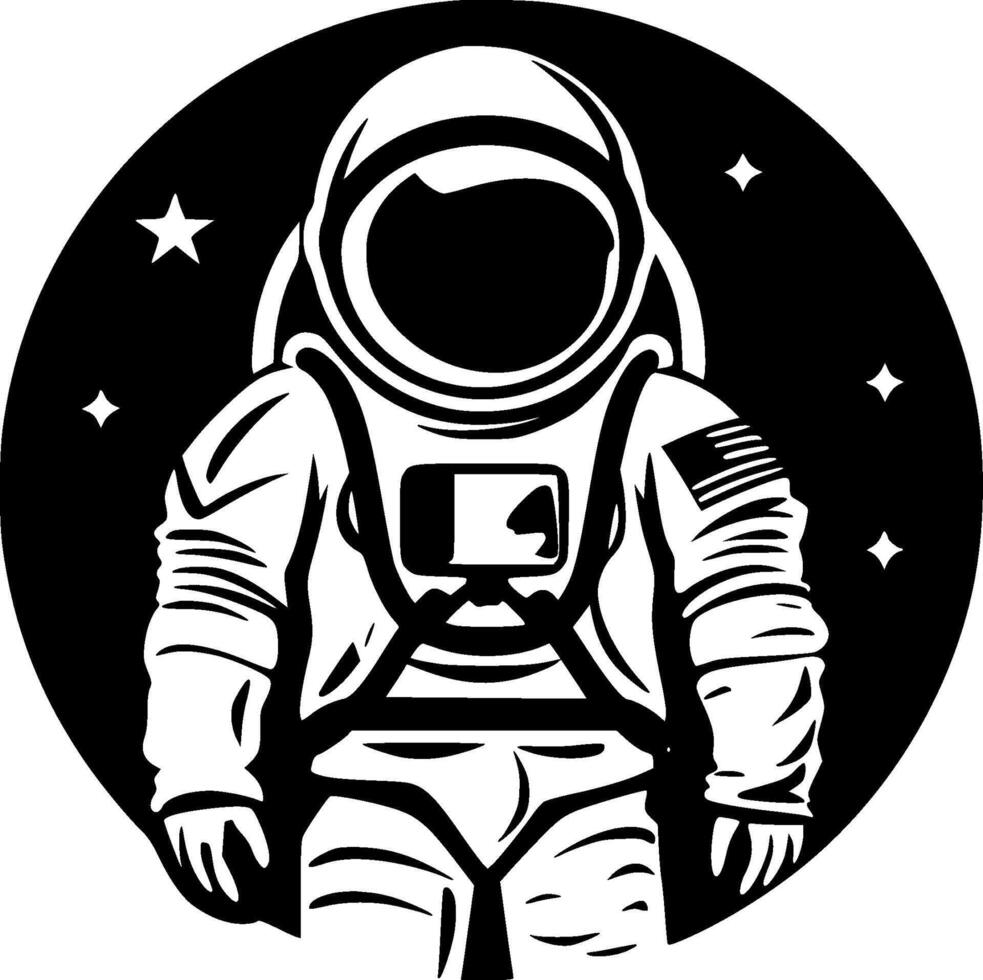 astronauta - alto qualità vettore logo - vettore illustrazione ideale per maglietta grafico