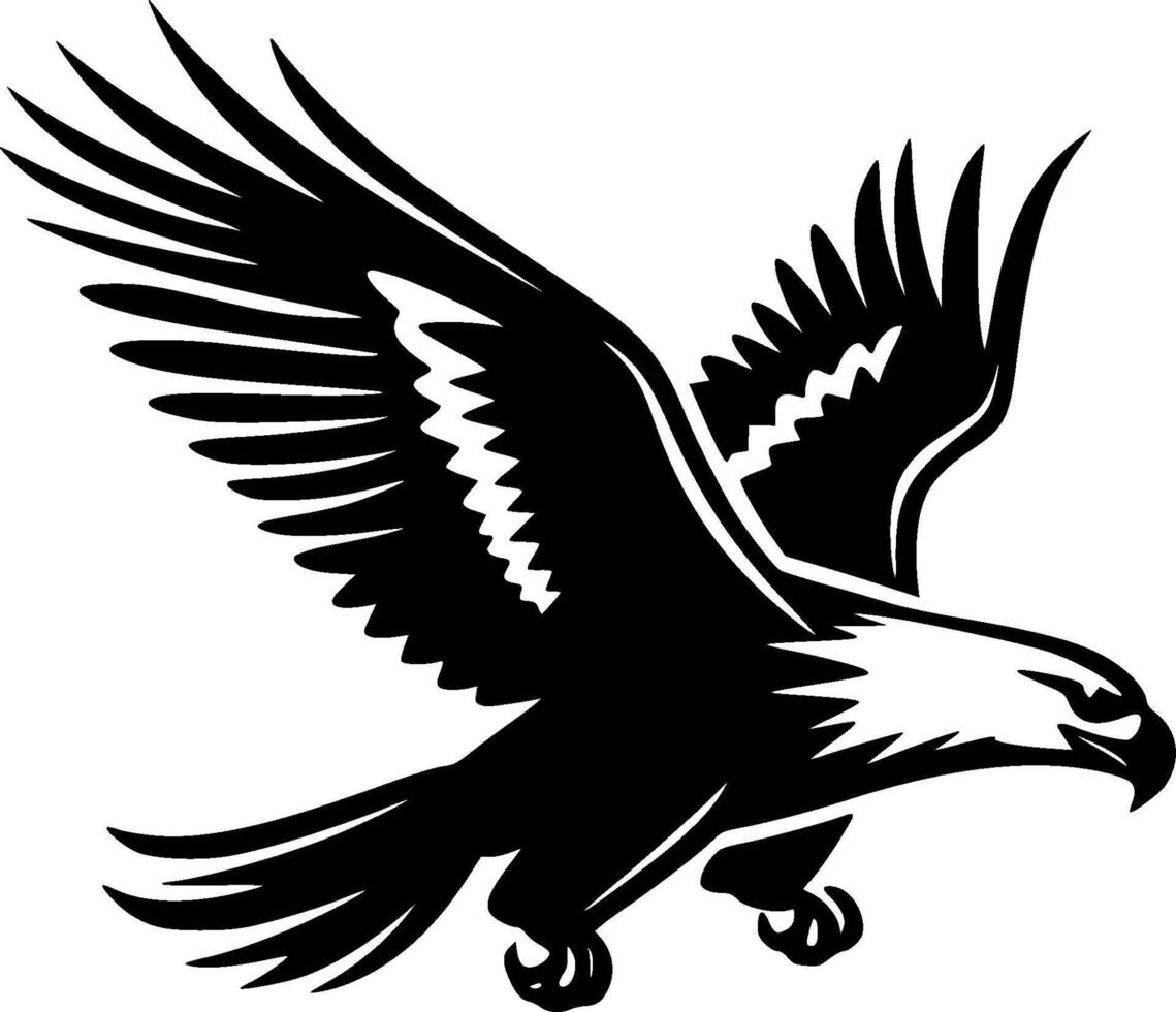 aquila - minimalista e piatto logo - vettore illustrazione