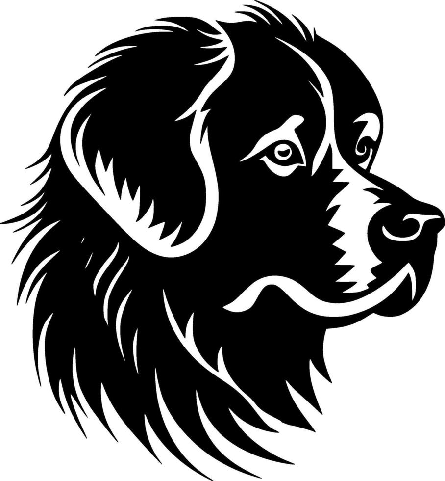 terrier, nero e bianca vettore illustrazione