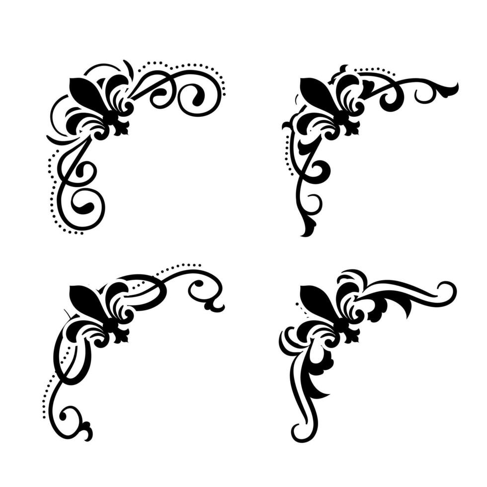 testo separatore barocco decorazione divisore libro tipografia ornamento design elementi Vintage ▾ demarcazione forme confine illustrazione vettore