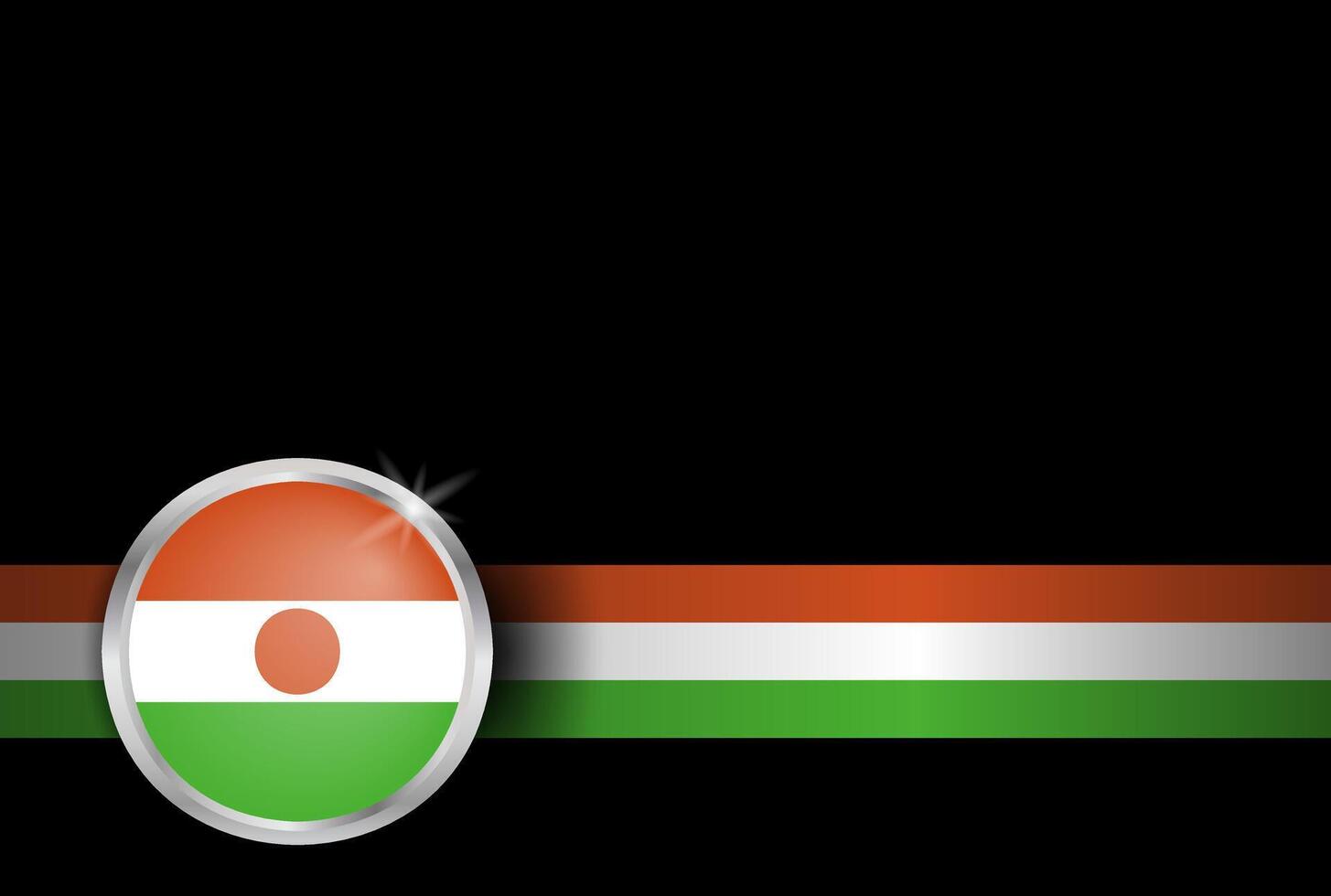 Niger indipendenza giorno modello sfondo design vettore