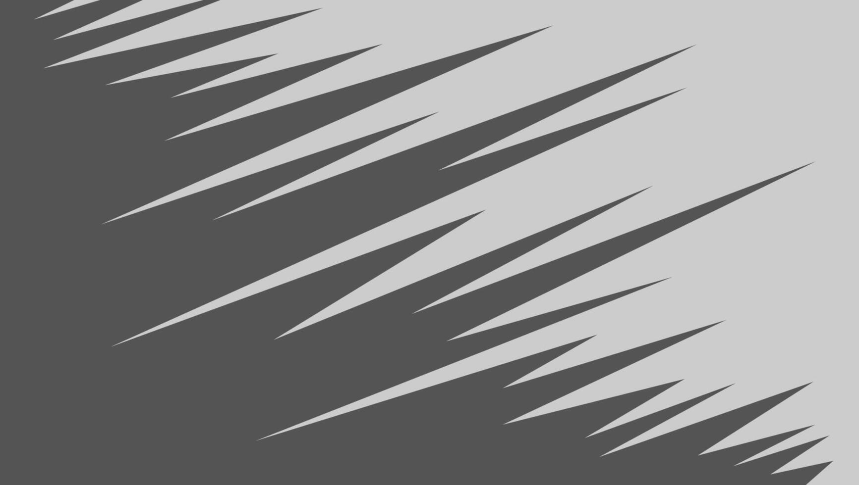 astratto nero e bianca sfondo con picchi e zigzag linea modello vettore