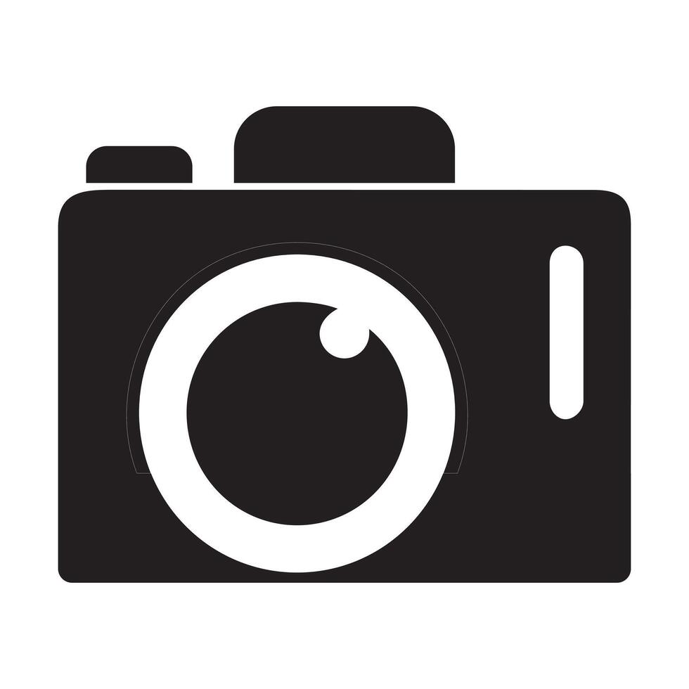 telecamera tripode icona sta su un' speciale davanti Visualizza, vecchio e nuovo nero bianca. film video vettore illustrazione, cinema telecamera icona.