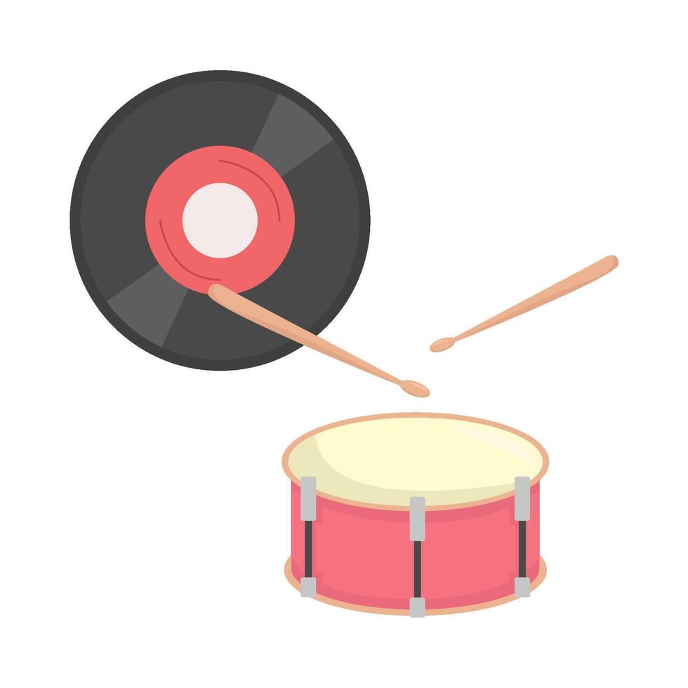 illustrazione di tamburo vettore
