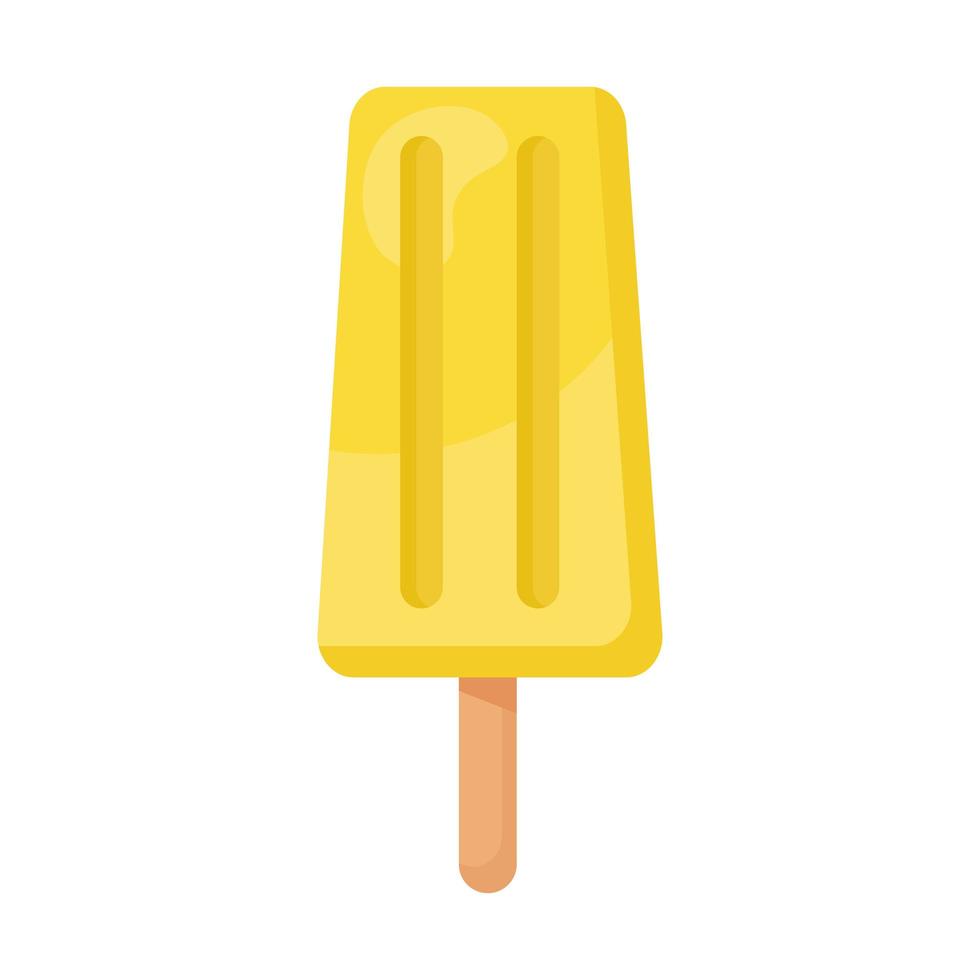 gelato giallo vettore
