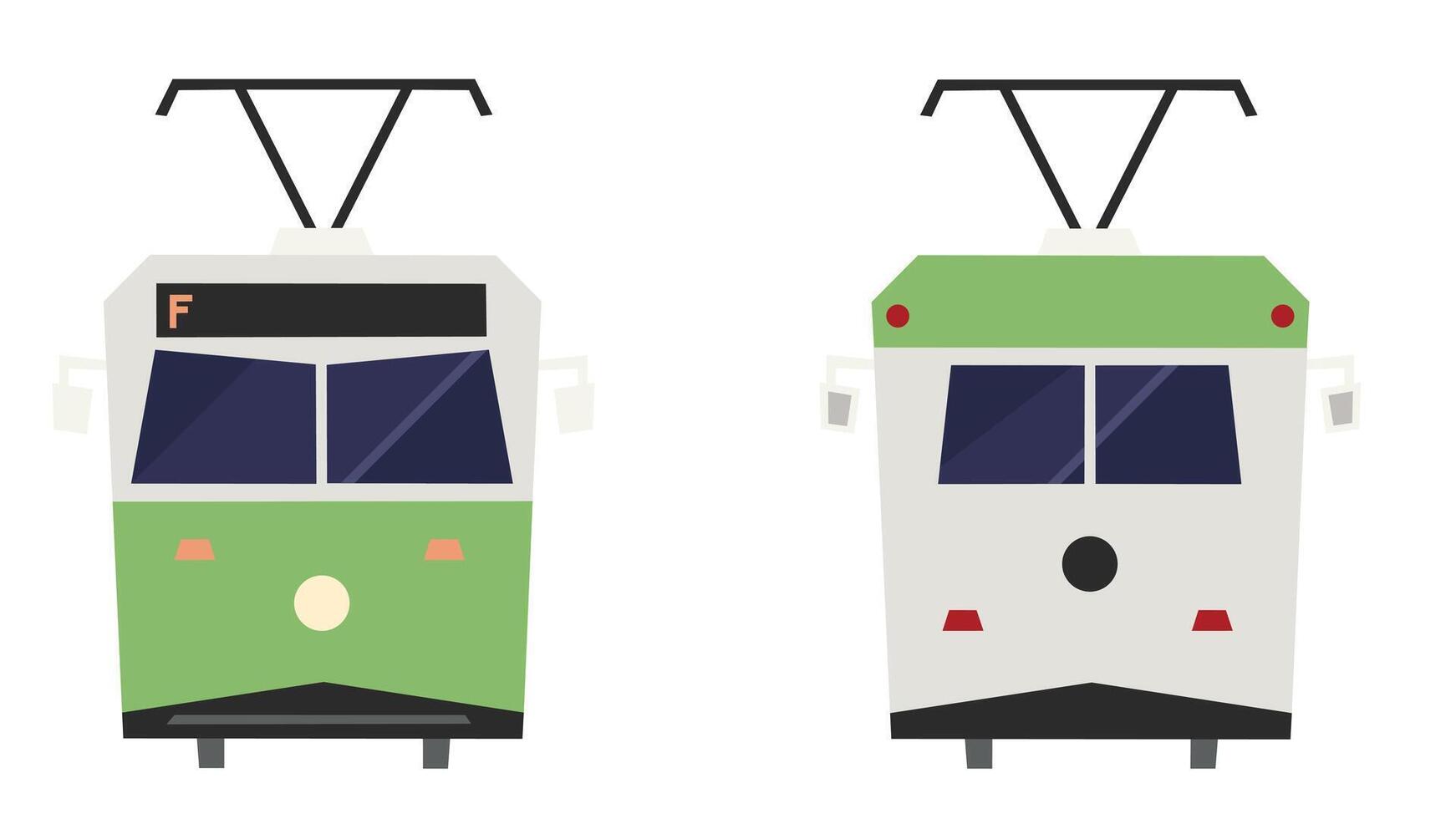 pubblico mezzi di trasporto Servizi dentro il città per viaggiatori vettore illustrazione