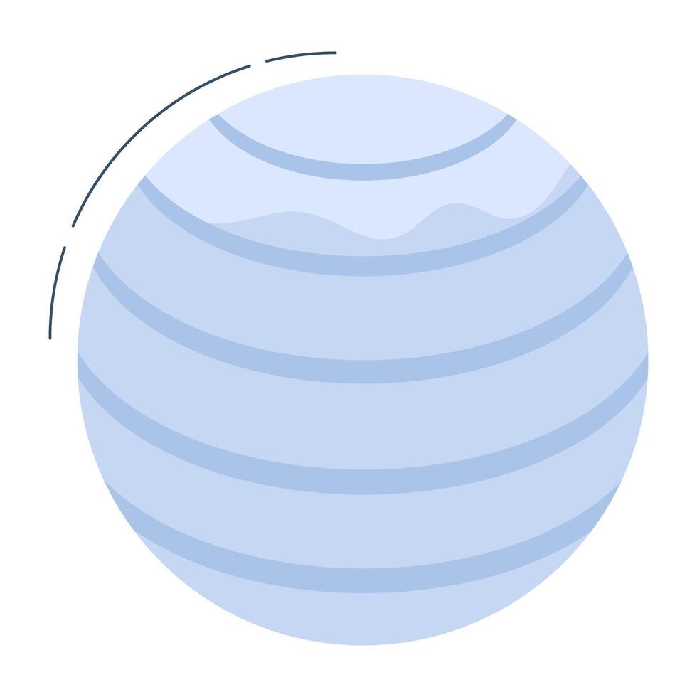 un icona design di yoga palla vettore