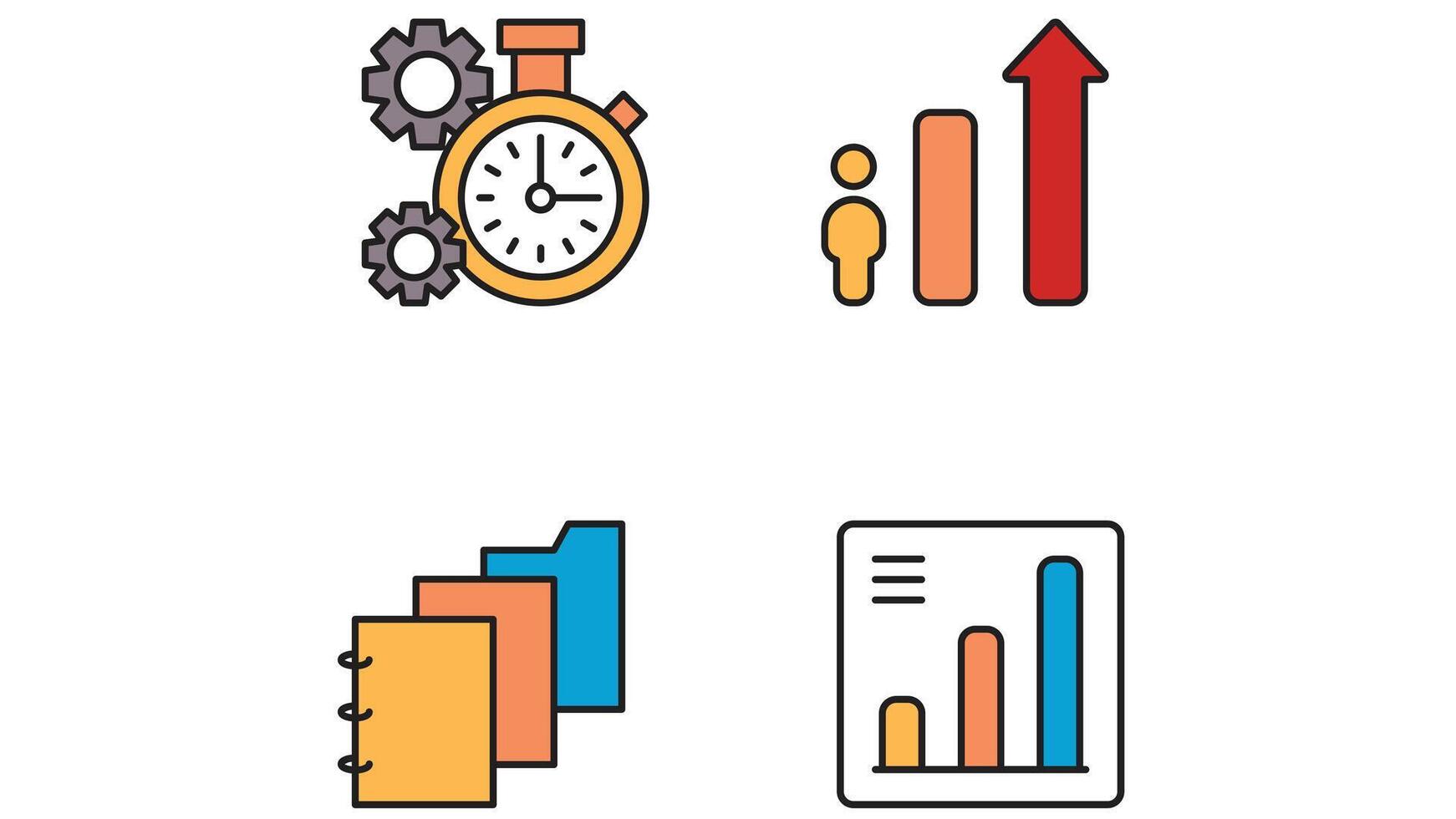 attività commerciale e legale processi e idea generazione, e di brainstorming vettore illustrazione