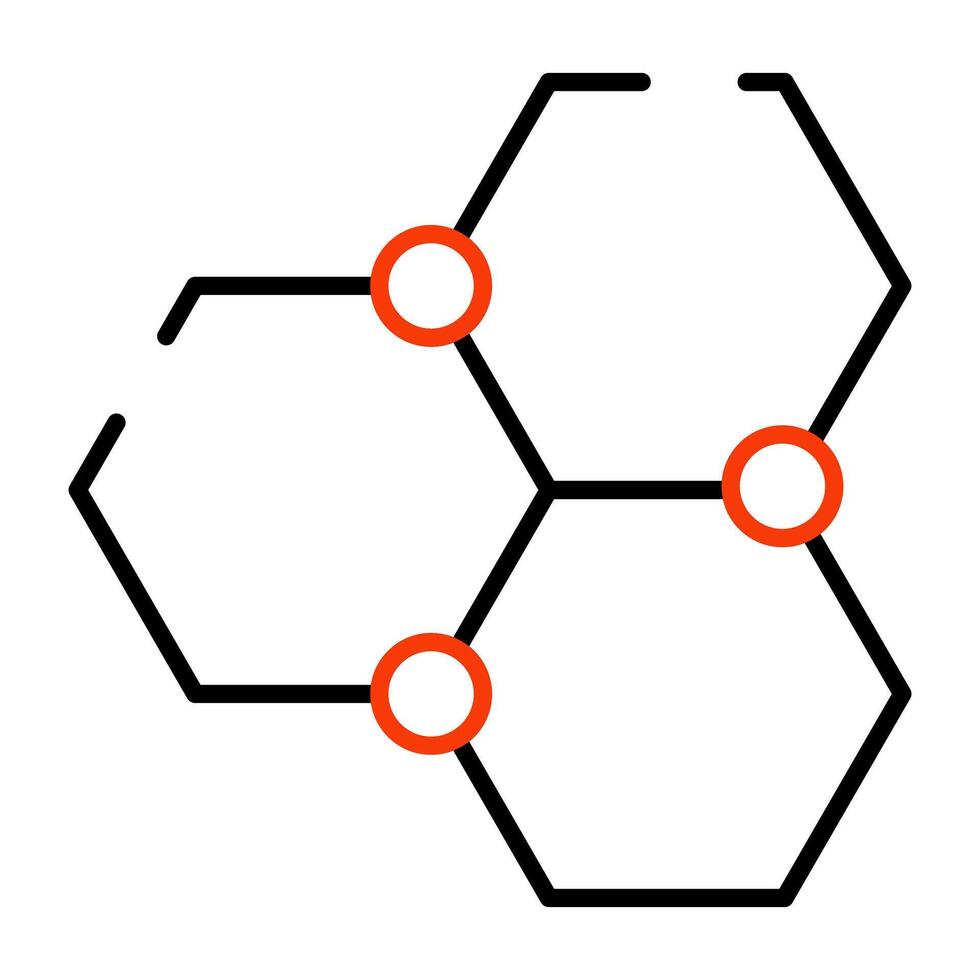 chimico formula icona, modificabile vettore