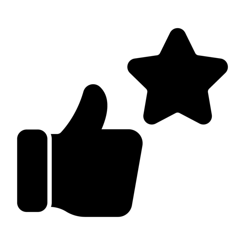 icona del gesto ok, disegno vettoriale dei pollici in su