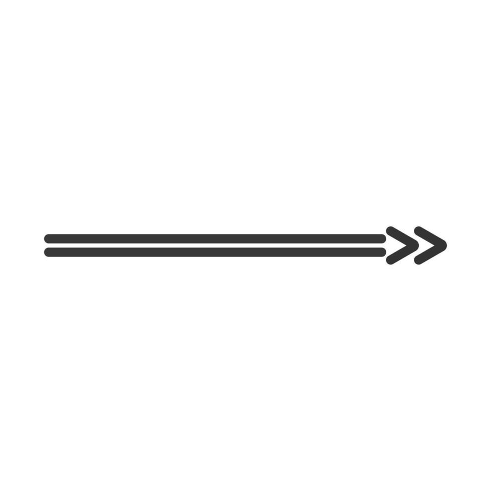 nero freccia pointer cursore, freccia silhouette icona, vettore elemento isolato su bianca