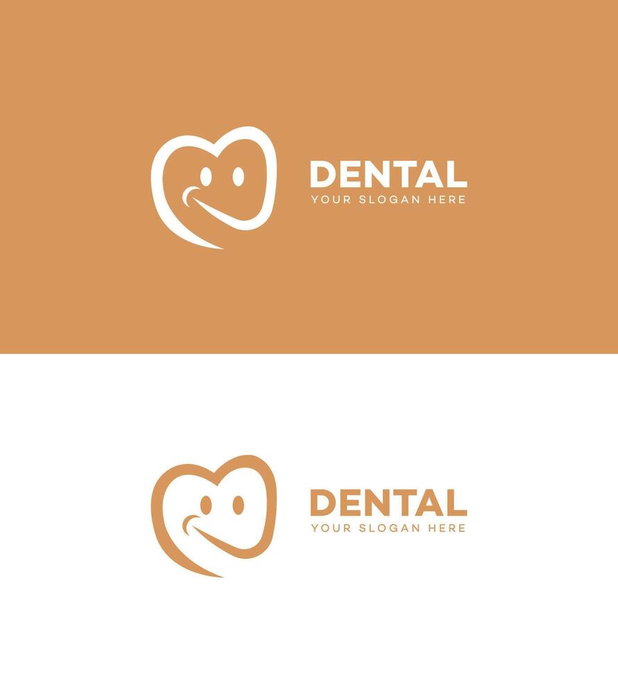 dentale logo icona marca identità cartello simbolo modello vettore