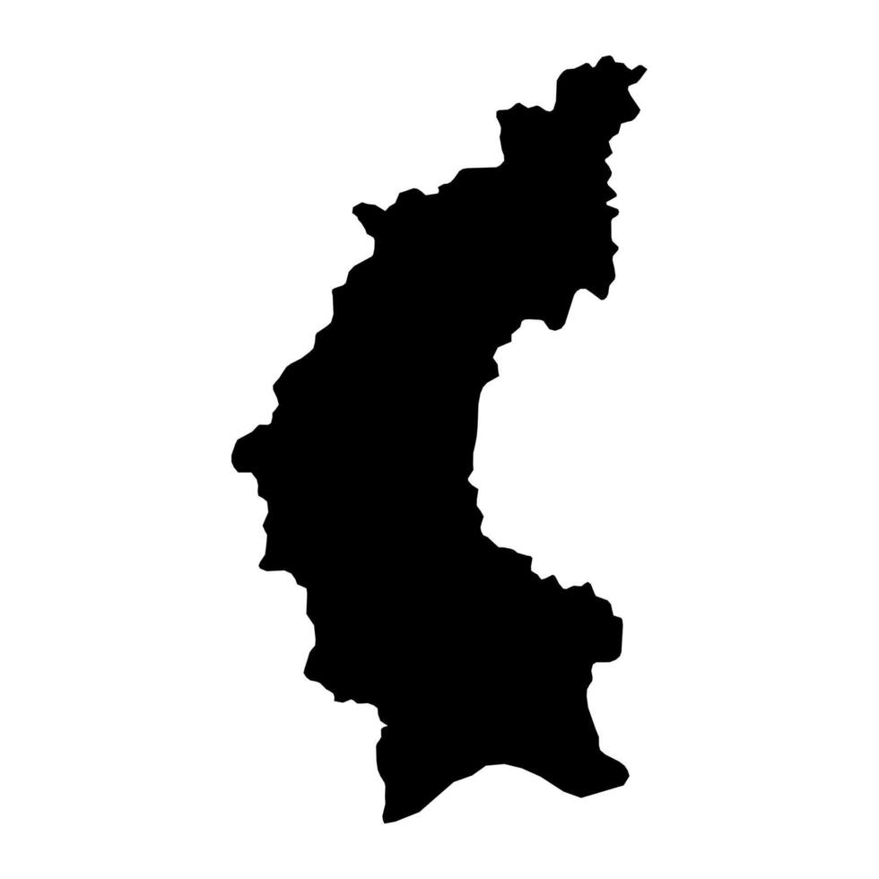 ainaro comune carta geografica, amministrativo divisione di est timor. vettore illustrazione.