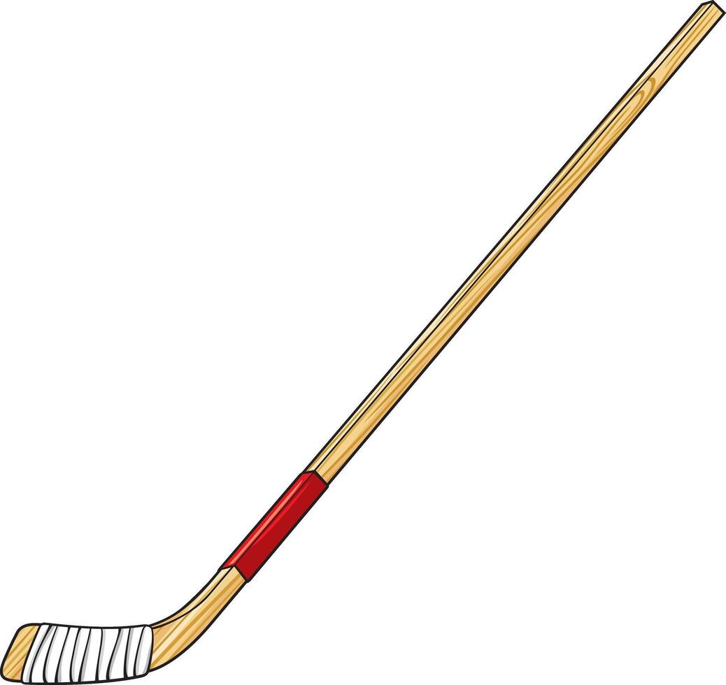 ghiaccio hockey bastone colore vettore illustrazione