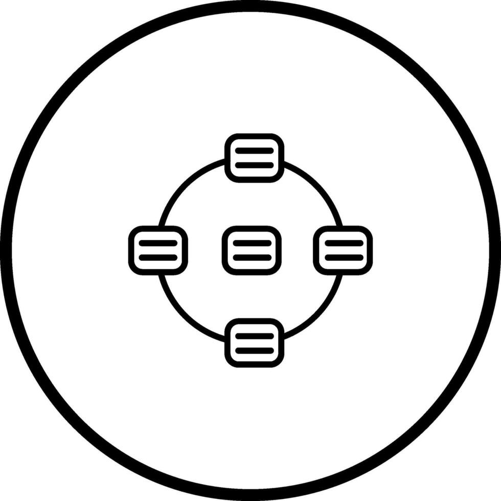 strategia consultazione vettore icona