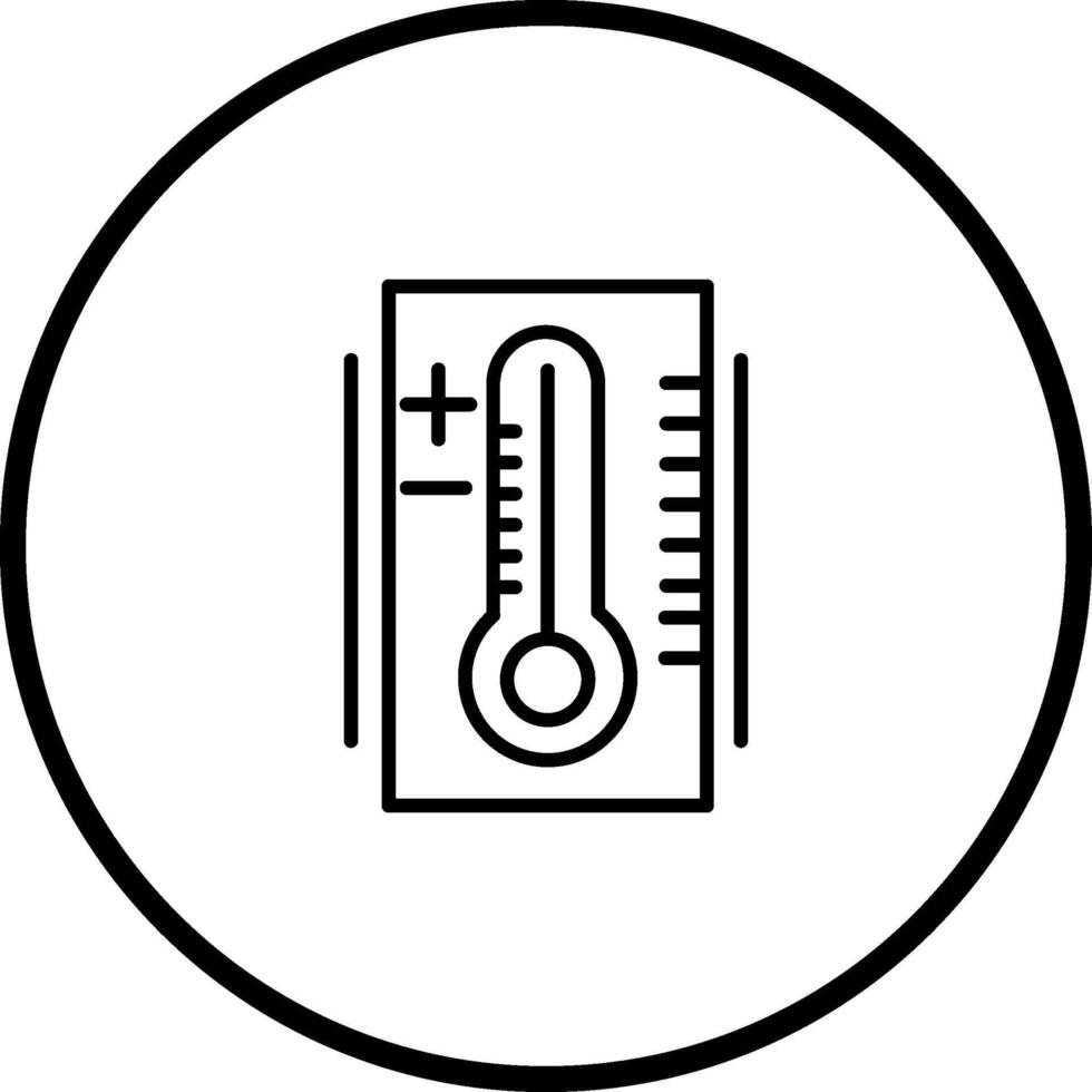 termometro vettore icona