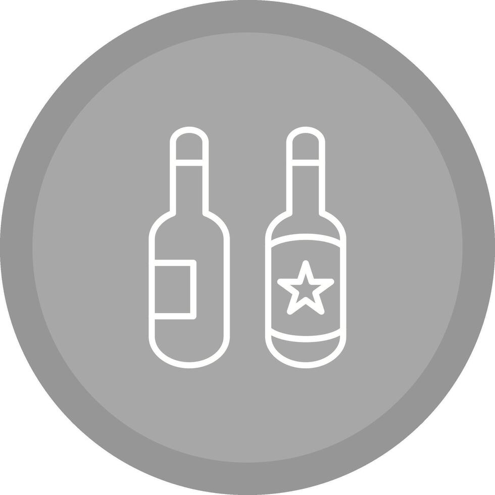 birra bottiglie vettore icona