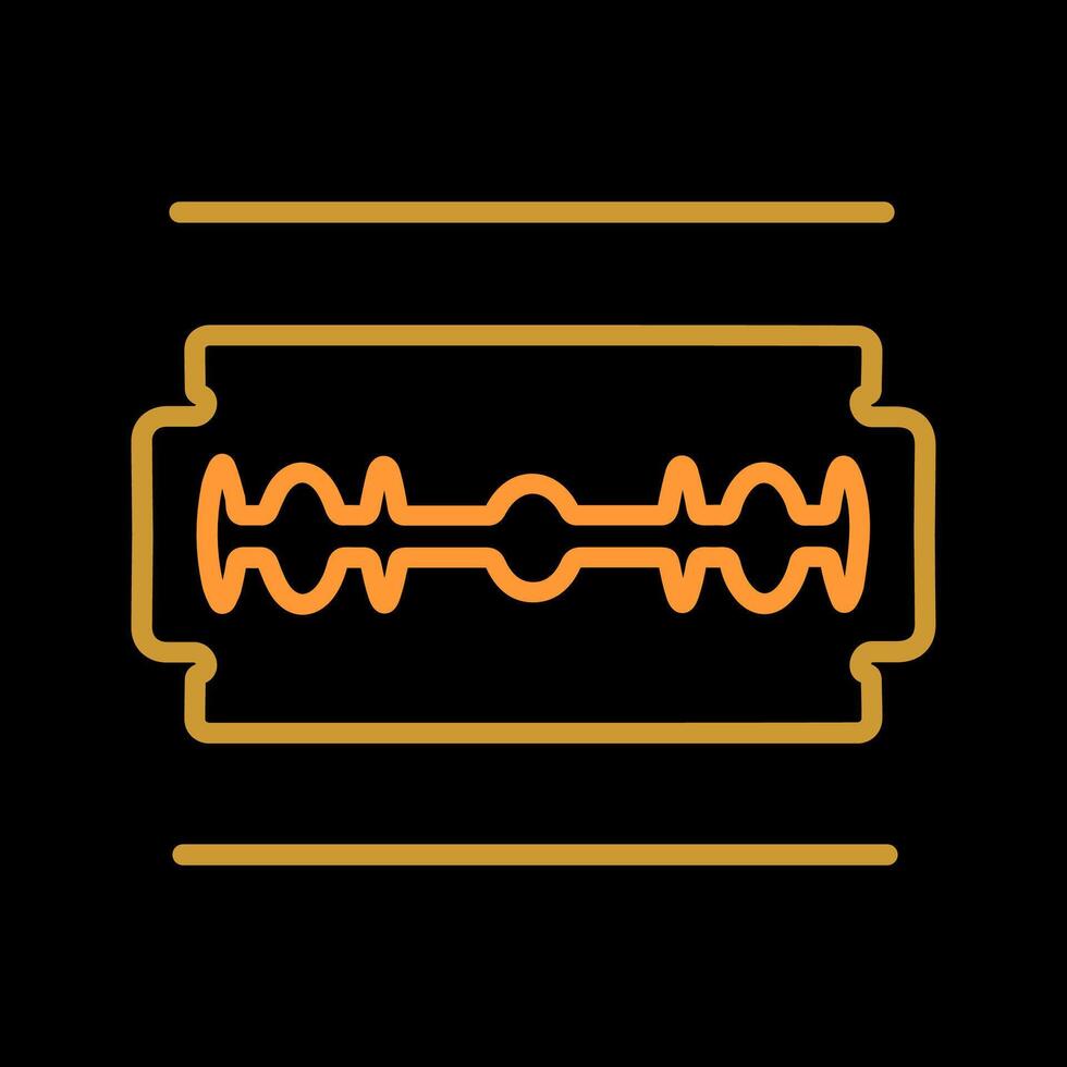 rasoio lama vettore icona
