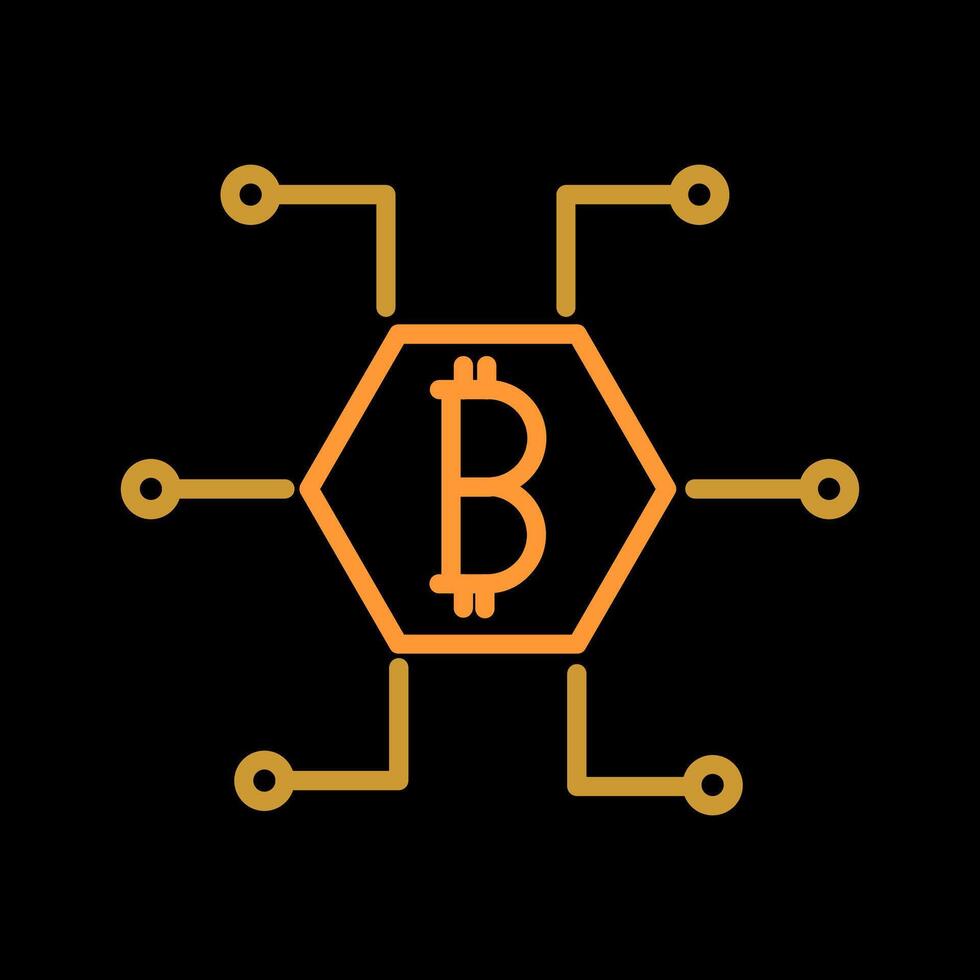 icona vettoriale bitcoin