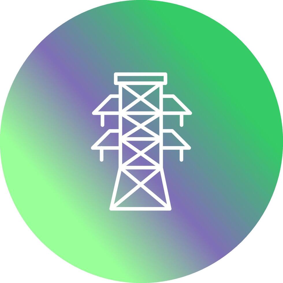 elettricità Torre vettore icona