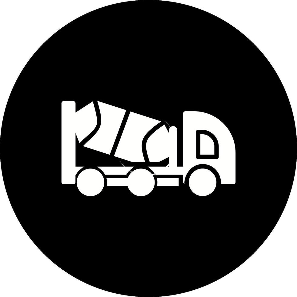 cemento camion vettore icona