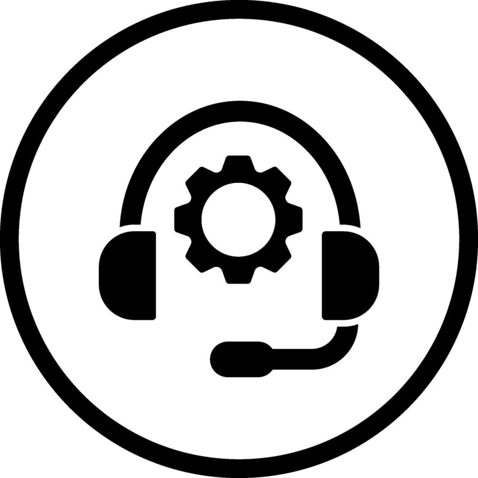 tecnico supporto vettore icona