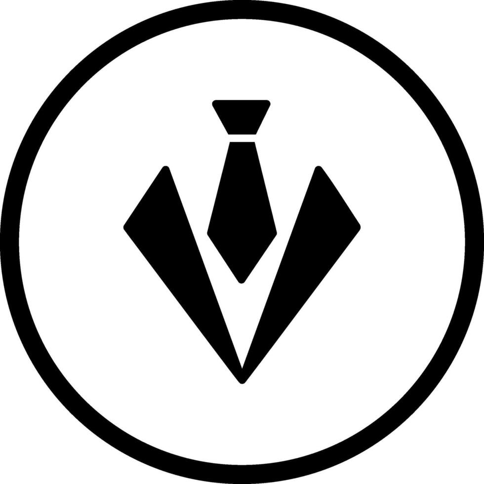 icona di vettore di cravatta