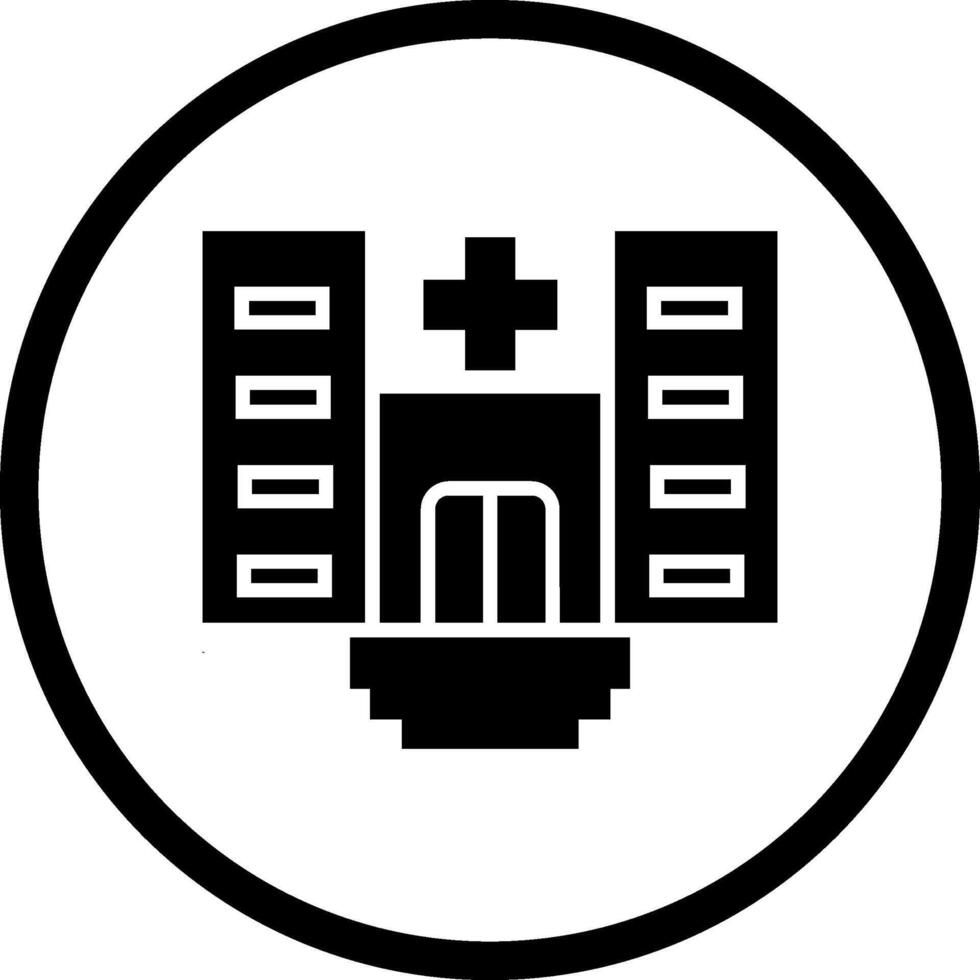 icona del vettore dell'ospedale