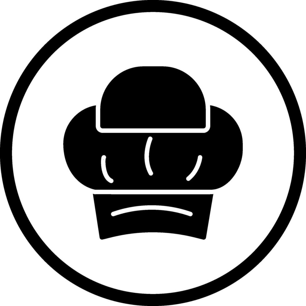 icona di vettore del cappello da chef