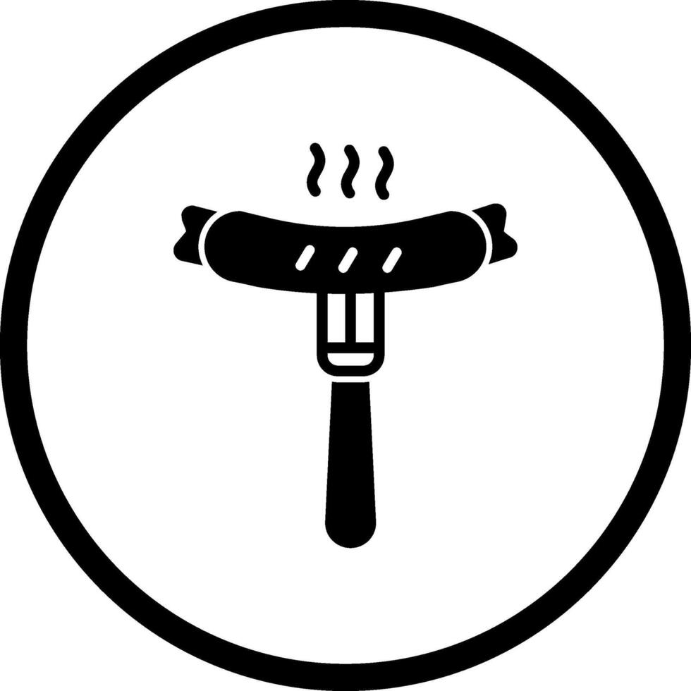 salsiccia vettore icona