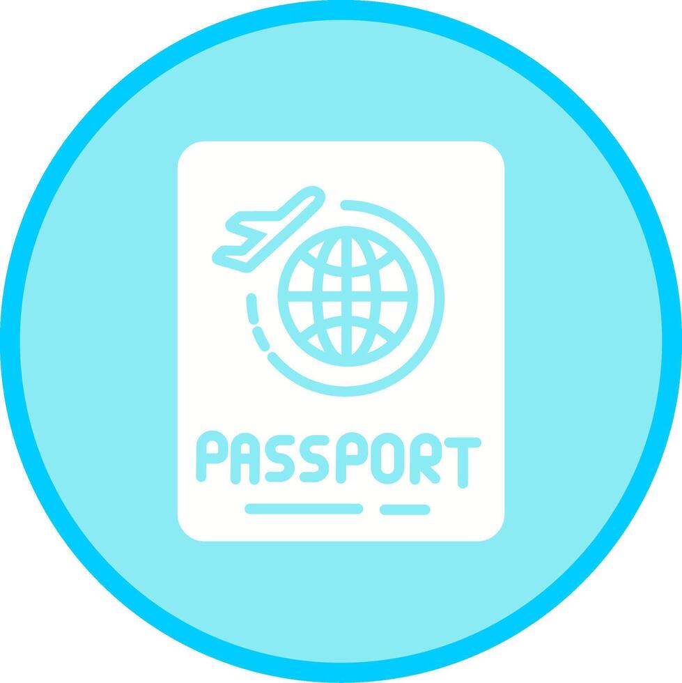 passaporto vettore icona