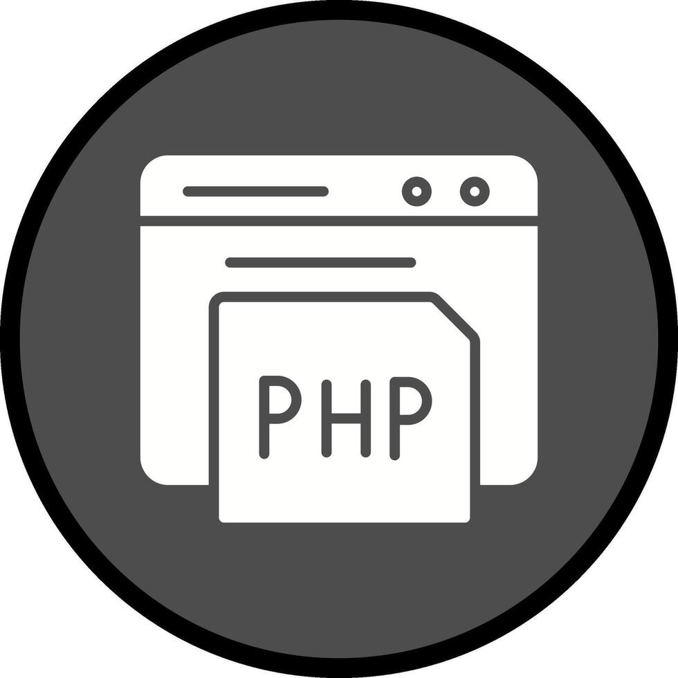 php vettore icona
