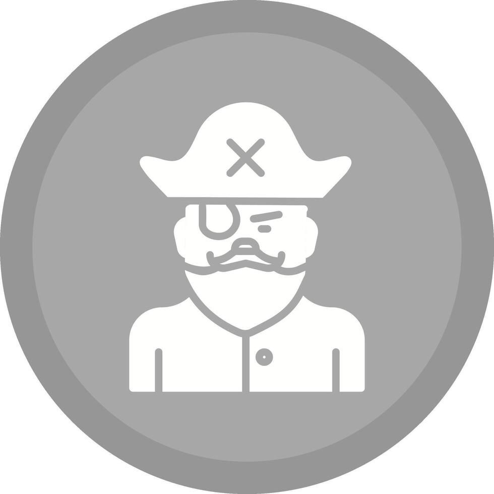 maschio pirata vettore icona