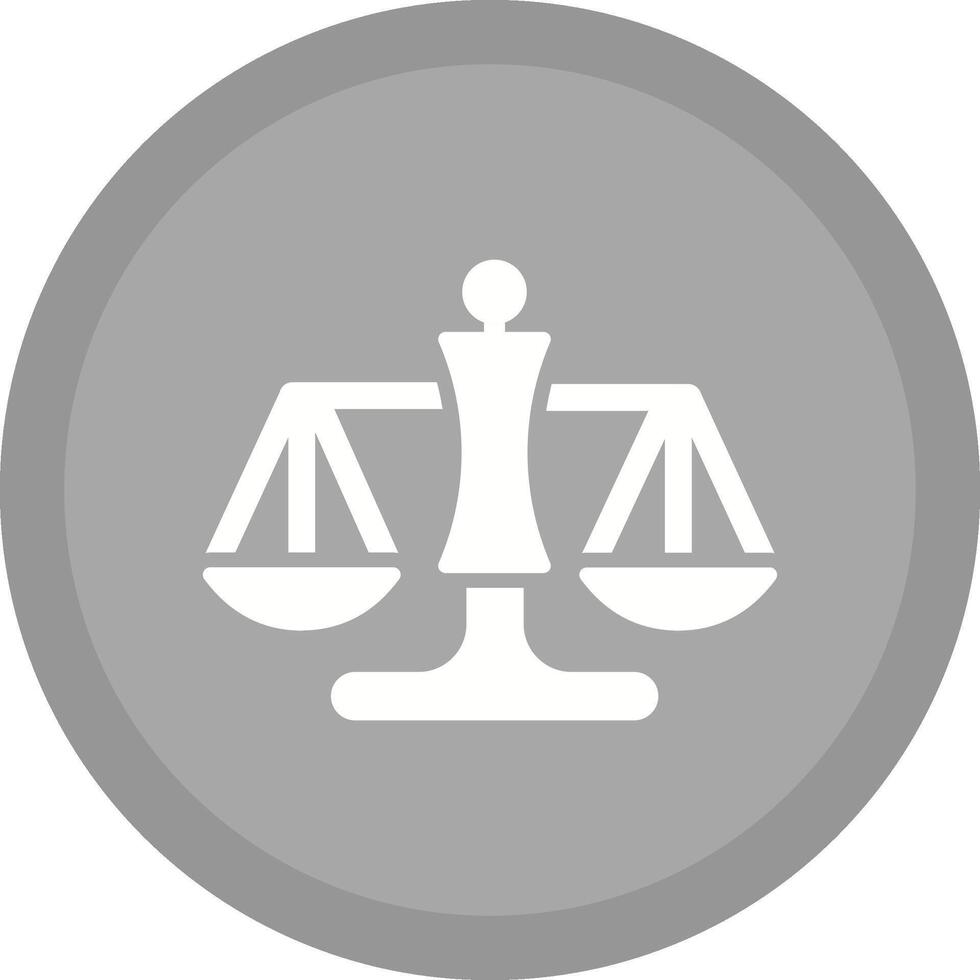giustizia scala vettore icona