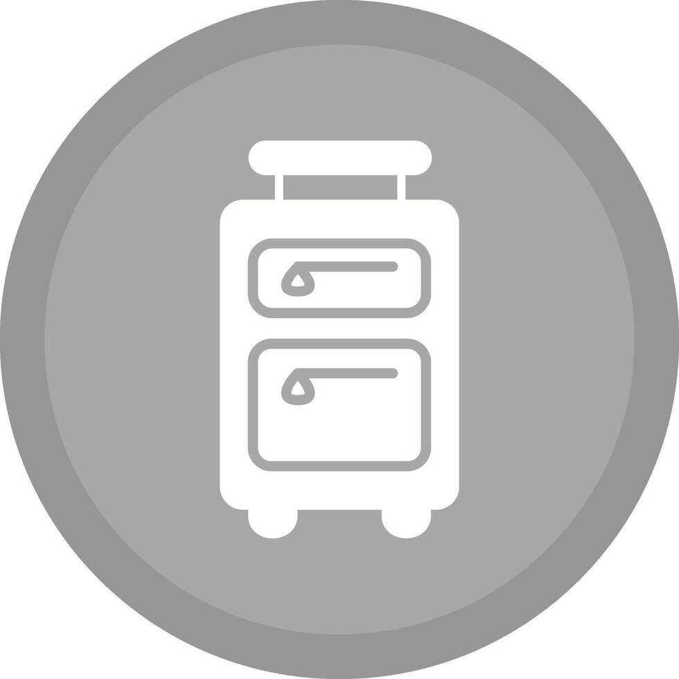 bagaglio vettore icona