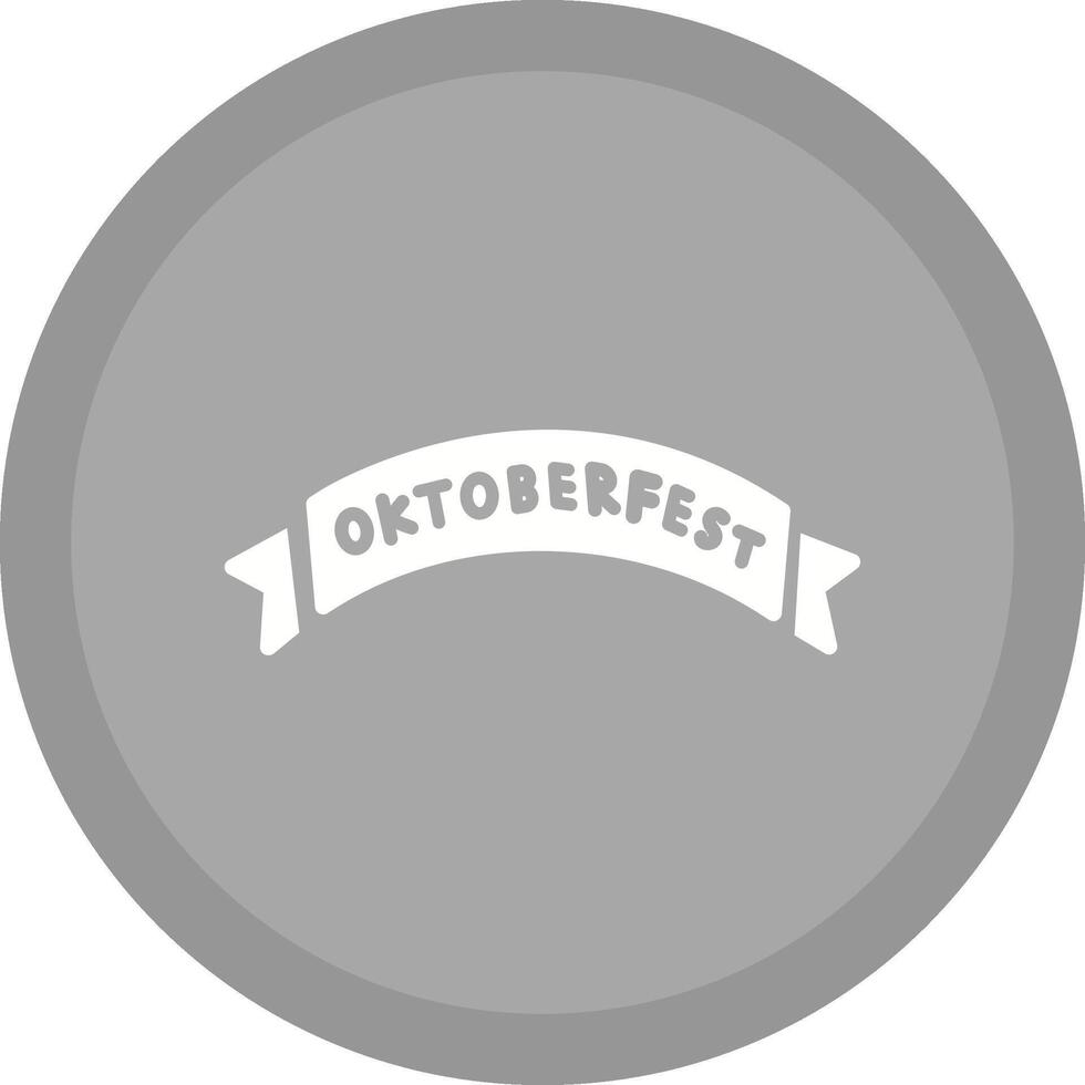 oktoberfest bandiera vettore icona